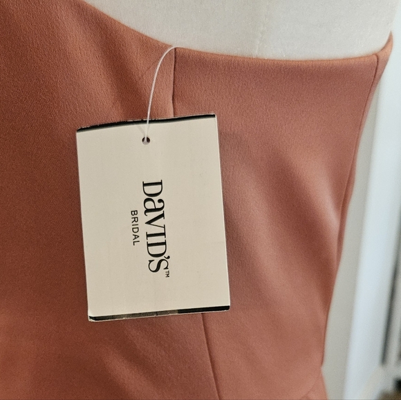 NWT'S - CELEBRATE by DAVIDS BRIDAL -  Sedona Terracotta Maxi Dress - Size 12 - Picture 5 of 5